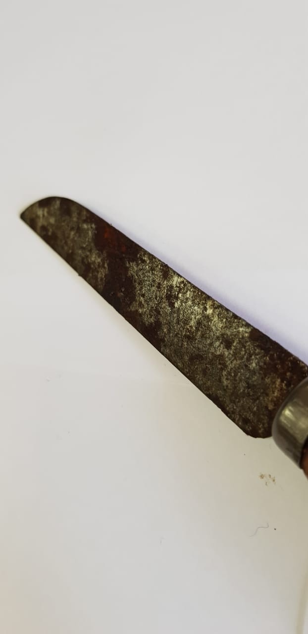 Нож кухонный советский маленький