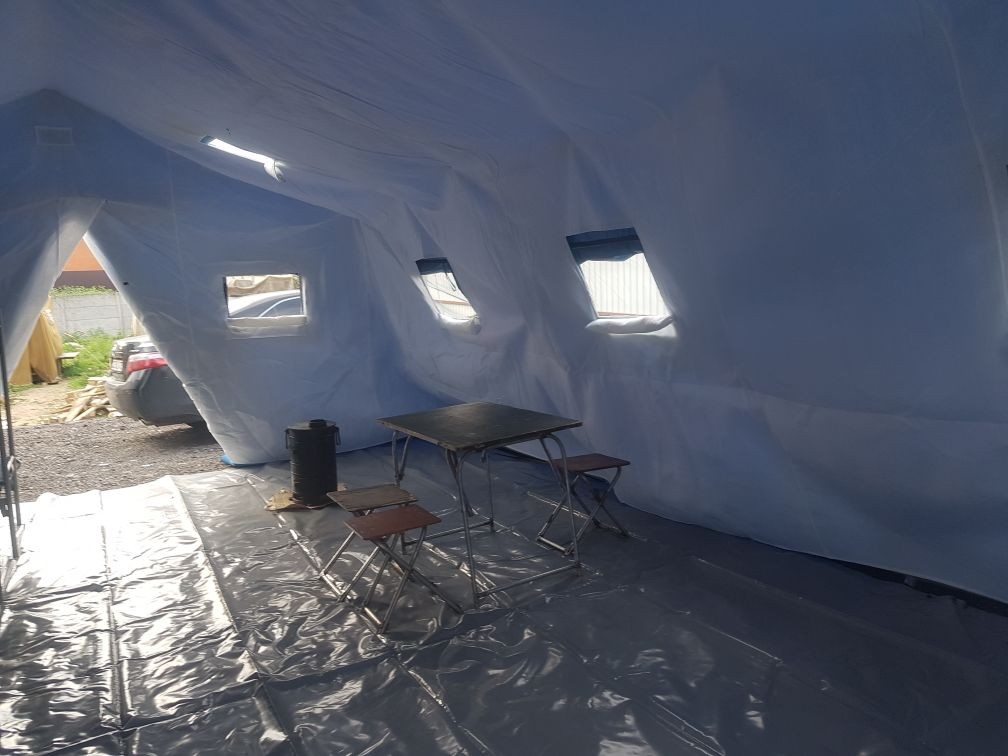 Модульная каркасная палатка «Арсенал-30» Модульная каркасная палатка «Арсенал-30»