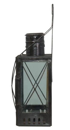 Оригинальный свечной фонарь (СССР), до 1950 года, замок-крючок