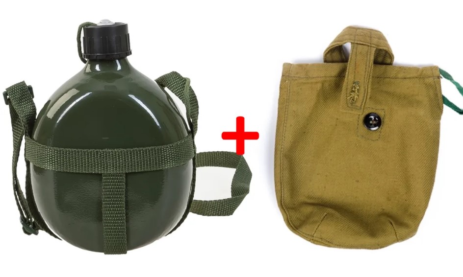 Фляга походная  (1 л), с чехлом